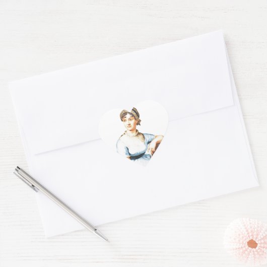 Ik hou van Jane Austen Sticker (Envelop)
