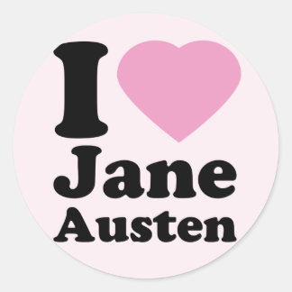 Ik hou van Jane Austen Stickers