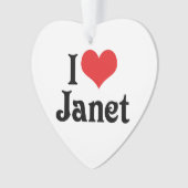 Ik hou van Janet Ornament (voorkant)