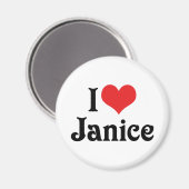 Ik hou van Janice Magneet (Voorkant / Achterkant)
