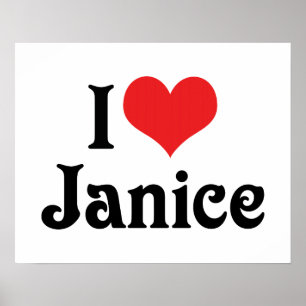 Ik hou van Janice Poster