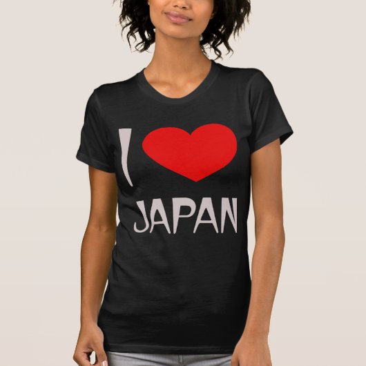 Ik hou van Japan Dames Petite T-shirt (Voorkant)