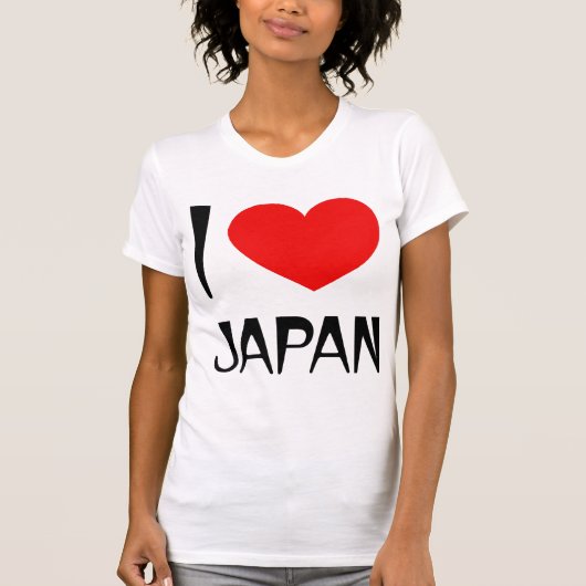 Ik hou van Japan Dames T-Shirt (Voorkant)