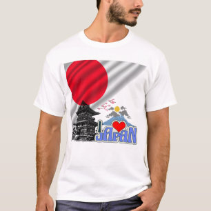 Ik hou van Japan – Geest van de Rijzende Zon T-shirt