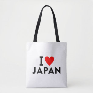 Ik hou van Japan land als een systeem voor harttoe Tote Bag