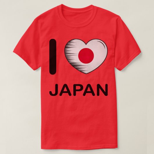 ik hou van japan mijn thuis mijn land 5 t-shirt (Design voorkant)