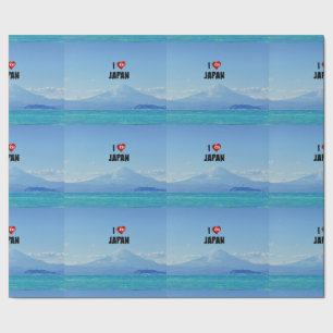 "Ik hou van Japan," Mt. Fuji Cadeaupapier
