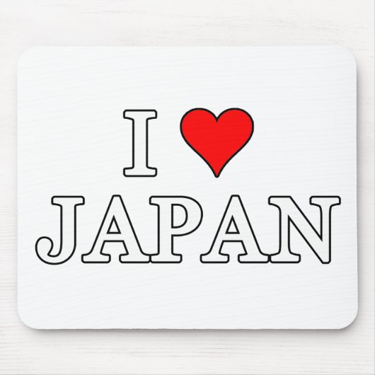 Ik hou van Japan Muismat (Voorkant)