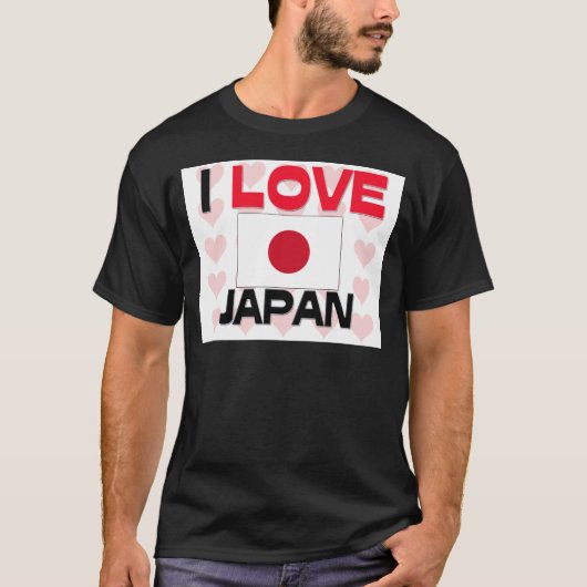 Ik hou van Japan T-shirt (Voorkant)