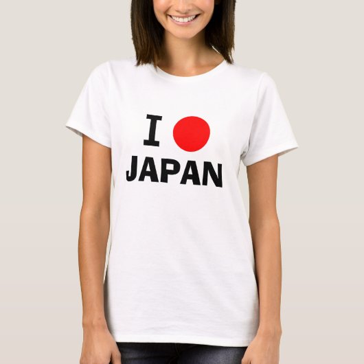 Ik hou van Japan T-Shirt (Voorkant)