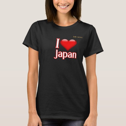 Ik hou van Japan T-shirt (Voorkant)