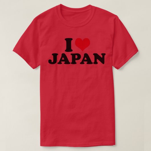 Ik hou van Japan T-shirt (Design voorkant)