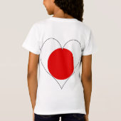 Ik hou van Japan T-shirt (Achterkant)