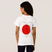 Ik hou van Japan T-shirt (Achterkant volledig)