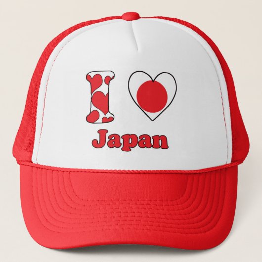 Ik hou van Japan Trucker Pet (Voorkant)