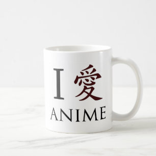 Ik hou van Japanse animme Koffiemok