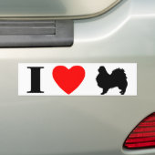 Ik hou van Japanse Bumpersticker (Op auto)