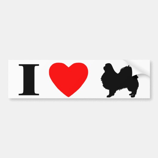 Ik hou van Japanse Bumpersticker (Voorkant)
