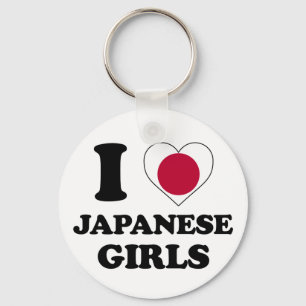 Ik hou van Japanse meisjes Sleutelhanger