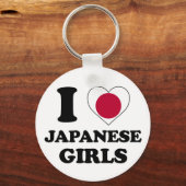 Ik hou van Japanse meisjes Sleutelhanger (Voorkant)