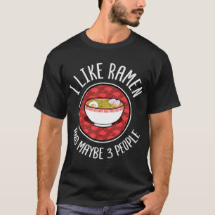 Ik hou van Japanse noedels Anime Lover T-shirt