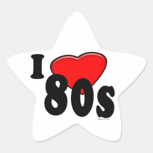 Ik hou van jaren '80 Sticker