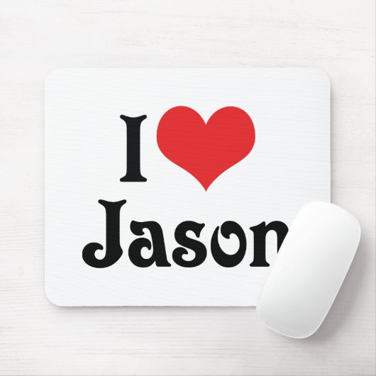 Ik hou van Jason Muismat (Met muis)