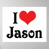 Ik hou van Jason Poster (Voorkant)