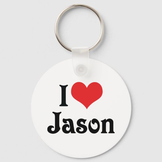Ik hou van Jason Sleutelhanger (Voorkant)