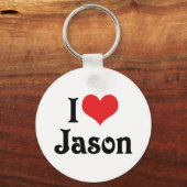 Ik hou van Jason Sleutelhanger (Voorkant)