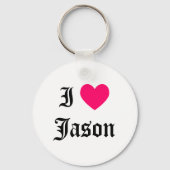 Ik hou van Jason Sleutelhanger (Voorkant)