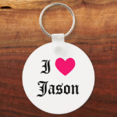 Ik hou van Jason Sleutelhanger (Voorkant)