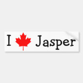 Ik hou van Jasper Bumpersticker (Voorkant)