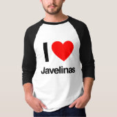 ik hou van javelinas t-shirt (Voorkant)