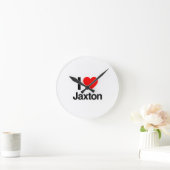 Ik hou van jaxton ronde klok (Huis)