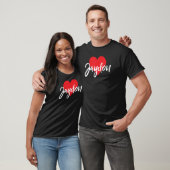 Ik hou van Jaydon voornaam die ik heet T-shirt (Unisex)