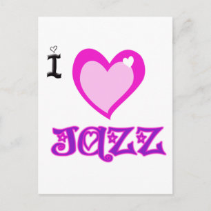 Ik hou van Jazz Briefkaart
