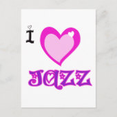 Ik hou van Jazz Briefkaart (Voorkant)