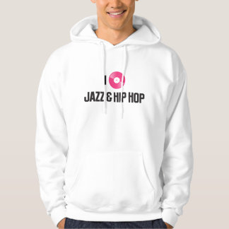 Ik hou van jazz en Hiphop Hoodie