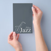 Ik hou van jazz flyer (Hand)