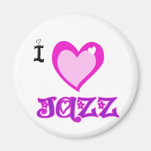 Ik hou van Jazz Magneet (Voorkant)