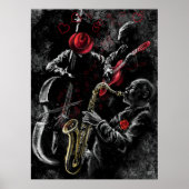 Ik hou van Jazz Music Poster - Kunst schilderen (Voorkant)