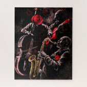 Ik hou van jazz muziek puzzel (Verticaal)