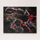 Ik hou van jazz muziek puzzel (Horizontaal)