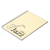 Ik hou van jazz notitieboek (Linkerzijde)