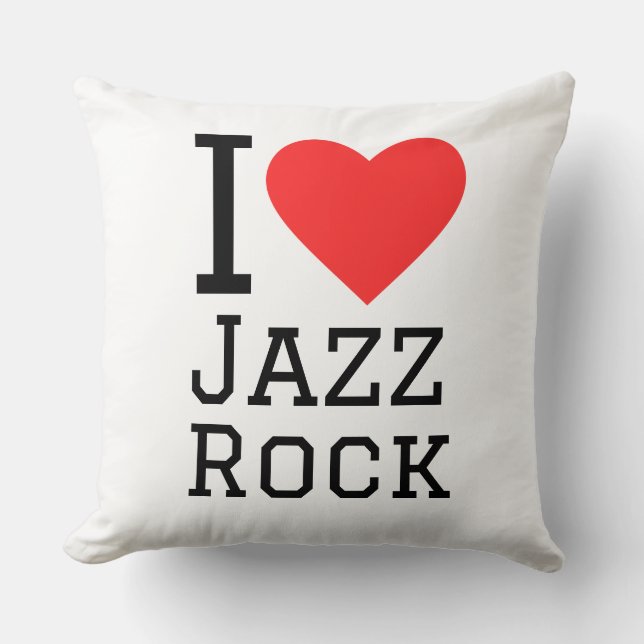 Ik hou van jazz rock kussen (Voorkant)