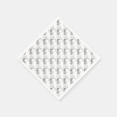 Ik hou van jazz servetten (Hoek)