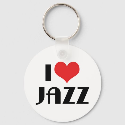 Ik Hou Van Jazz Sleutelhanger (Voorkant)