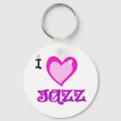 Ik hou van Jazz Sleutelhanger (Voorkant)