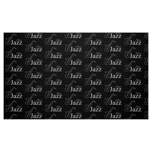 Ik hou van jazz stof (Fat Quarter)